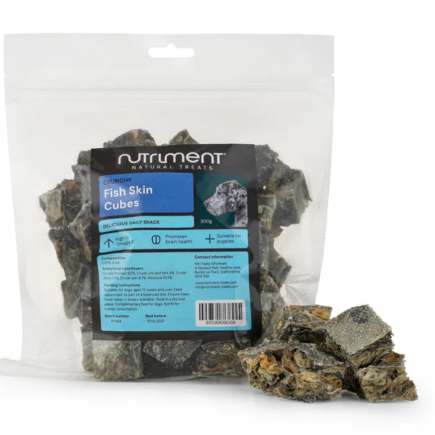Fish Skin Cubes 300g